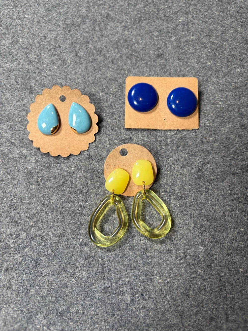 3 pair Vintage 80 & 90’s Earrings